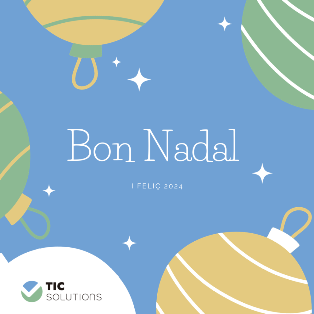 Tu empresa de consultoría informática Barcelona te desea una Feliz Navidad y un próspero Año Nuevo